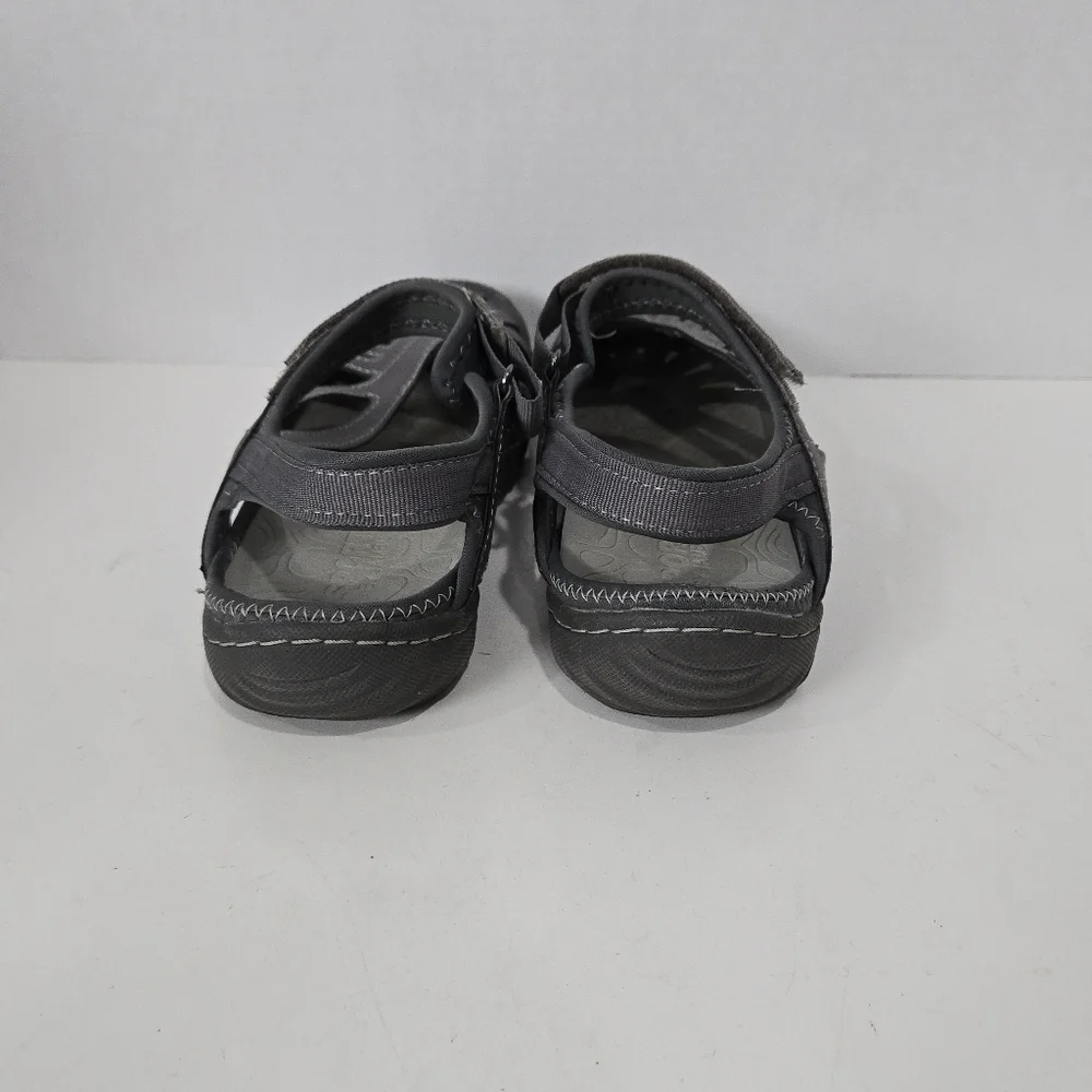 Mary Jane Style Gray Sandals